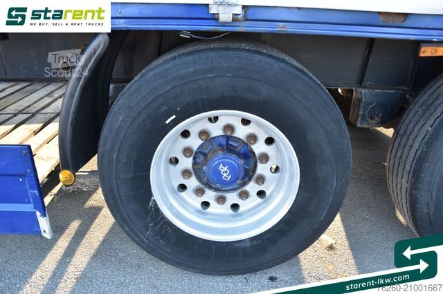 Otvorena poluprikolica sa ceradom BERGER Bordwandtautliner Light Alufelgen Liftachse