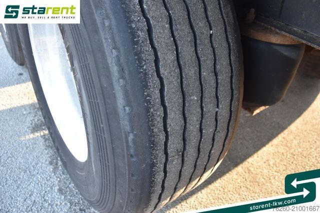 Otvorena poluprikolica sa ceradom BERGER Bordwandtautliner Light Alufelgen Liftachse