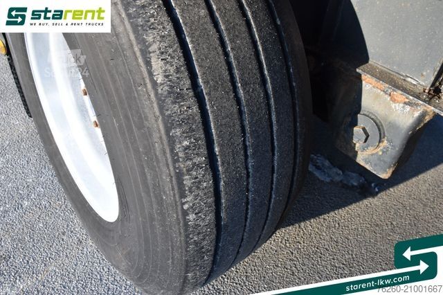 Otvorena poluprikolica sa ceradom BERGER Bordwandtautliner Light Alufelgen Liftachse