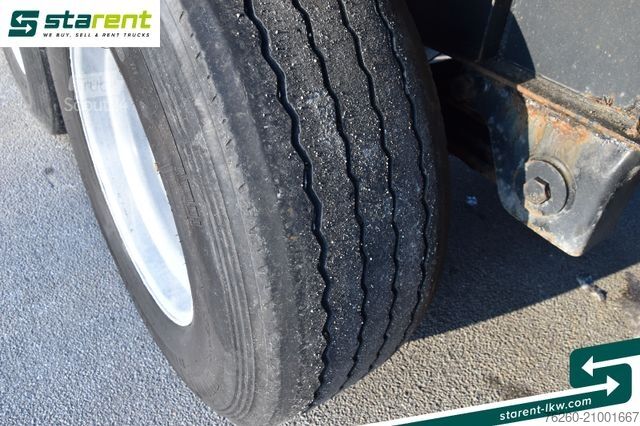 Otvorena poluprikolica sa ceradom BERGER Bordwandtautliner Light Alufelgen Liftachse