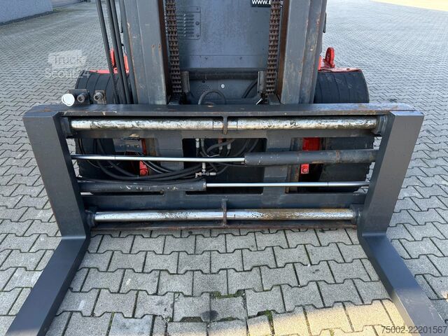 Forklift Linde H60D-02 / fork positioner / 6.000kg / duplex / ...