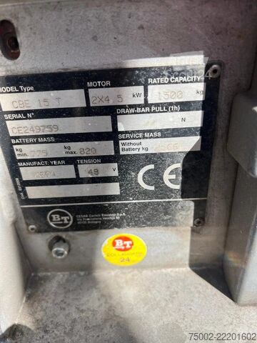 Gaffeltruck CESAB CBE 15T  CESAB CBE 15T electric / triplex / sid...