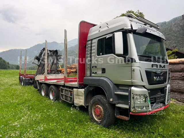 Nákladné vozidlo na prepravu dreva MAN TGS 33.500 / 6X6 ALLRAD / Manual+ Retarder