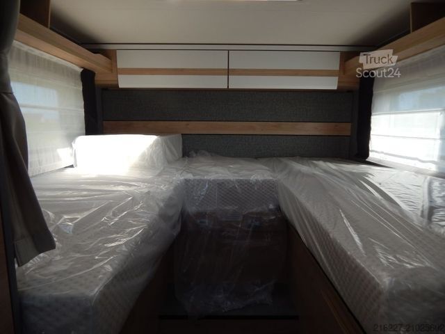 Half-integraal camper DETHLEFFS Just Camp T 7052 EB AB NOVEMBER 25+EINZELBETTEN+