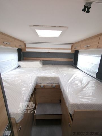 Half-integraal camper DETHLEFFS Dog-Liner TE 741 Hundekomfort+EINZELBETTEN