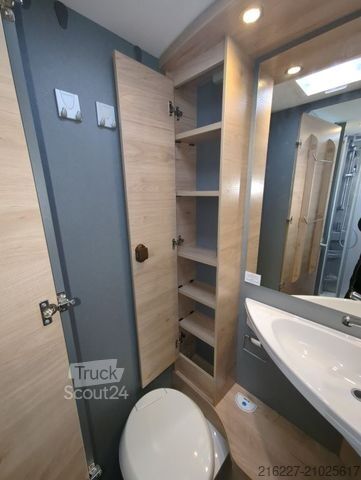 Half-integraal camper DETHLEFFS Dog-Liner TE 741 Hundekomfort+EINZELBETTEN