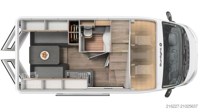 Camping-car SUNLIGHT Camper Van CLIFF 540 Vanlife AKTIONSPREIS