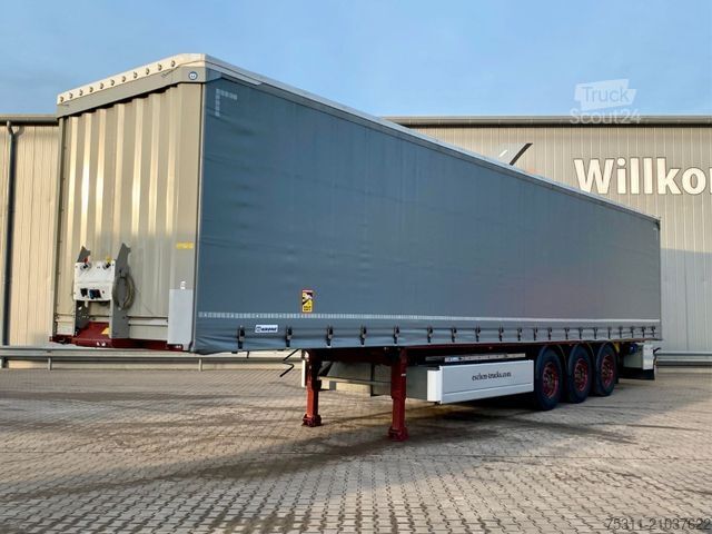 Open oplegger met zeil KRONE SDP 27 | Profi Liner*Hubdach*Palettenkasten