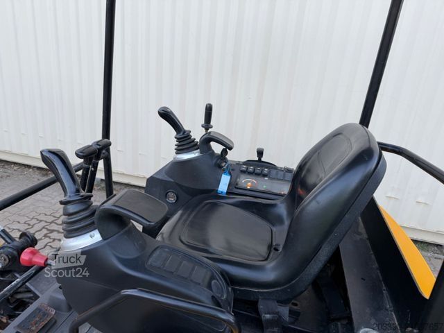 Mini-pelle JCB 16C-1 /2022 BJ/ 969 H / verbr. Laufwerk/2xLöffel