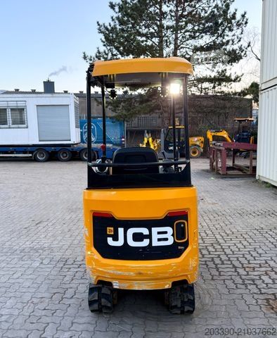 Mini-pelle JCB 16C-1 /2022 BJ/ 852 H / verbr. Laufwerk/2xLöffel