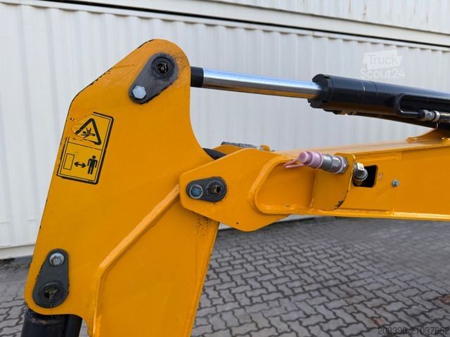 Mini-pelle JCB 16C-1 /2022 BJ/ 852 H / verbr. Laufwerk/2xLöffel