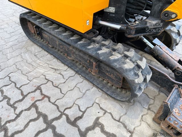 Mini-pelle JCB 16C-1 /2022 BJ/ 852 H / verbr. Laufwerk/2xLöffel