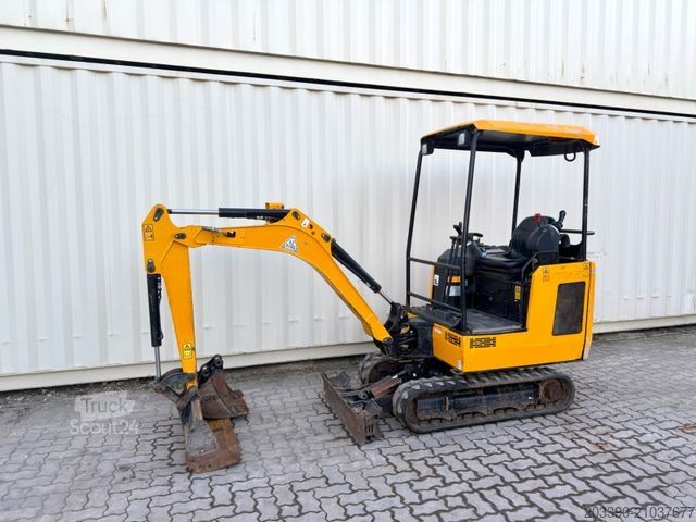 Mini-pelle JCB 16C-1 /2020 BJ/ 1.122 H / verbr. Laufwerk