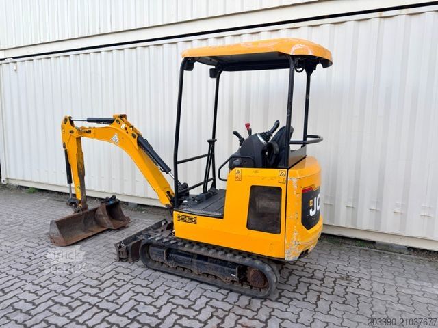 Mini-pelle JCB 16C-1 /2020 BJ/ 1.122 H / verbr. Laufwerk
