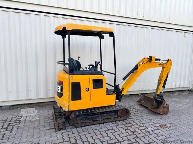 Mini-pelle JCB 16C-1 /2020 BJ/ 1.122 H / verbr. Laufwerk