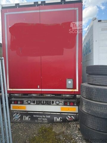 Otvorený náves s plachtou KRONE SD Schiebeverdeck, BPW, Edscha, Portaltüren