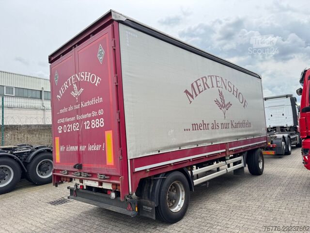 Open aanhangwagen met zeil KRONE AZP 2-acher BPW Pritsche+Plane TÜV Neu TOP