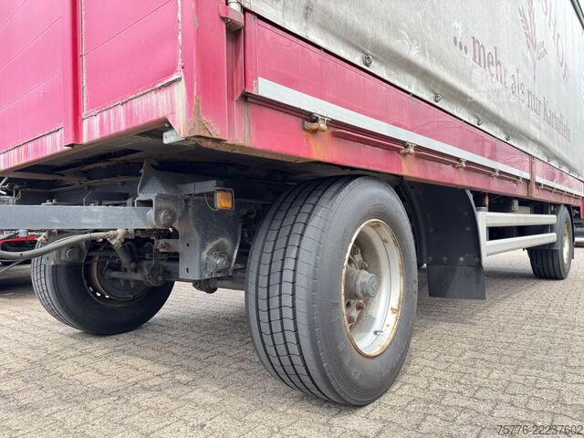 Open aanhangwagen met zeil KRONE AZP 2-acher BPW Pritsche+Plane TÜV Neu TOP