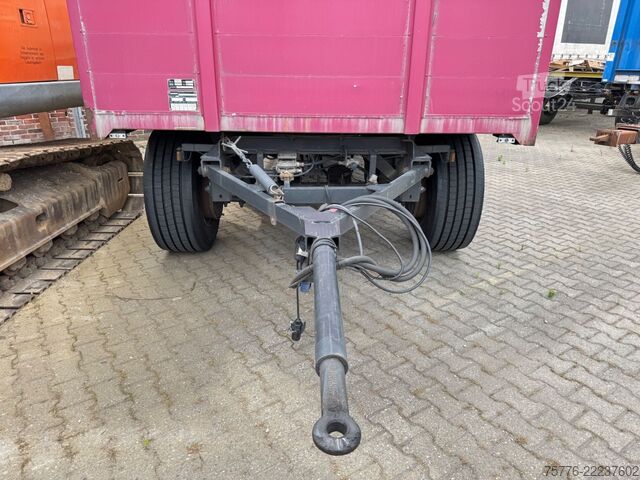 Open aanhangwagen met zeil KRONE AZP 2-acher BPW Pritsche+Plane TÜV Neu TOP