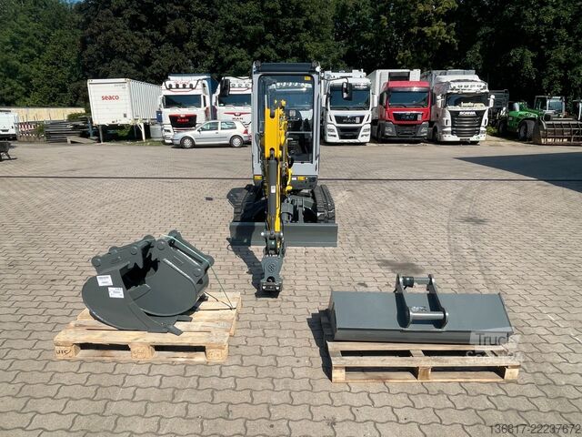 Εκσκαφέας ερπυστριοφόρος WACKER NeusonET24 MS03 Powertilt Lasthaken 2xTL, 1x GRs
