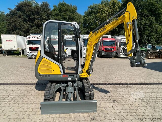 Εκσκαφέας ερπυστριοφόρος WACKER NeusonET24 MS03 Powertilt Lasthaken 2xTL, 1x GRs