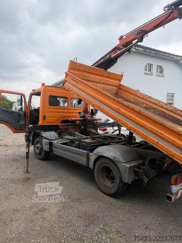 Trijų pusių savivartis sunkvežimis MERCEDES-BENZ Atego 922 3 Seitenkipper Atlas 65.2 Funk/Fern