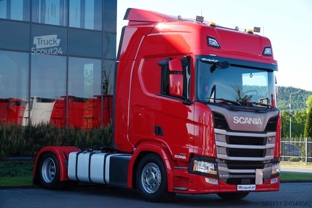 Tracteur routier standard SCANIA R 450 / LOWDECK / MEGA / OPONY 100% /  2021  / 
