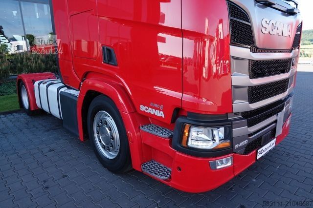 Tracteur routier standard SCANIA R 450 / LOWDECK / MEGA / OPONY 100% /  2021  / 