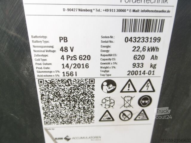 Chariot à mât rétractable LINDE R 14 - 01