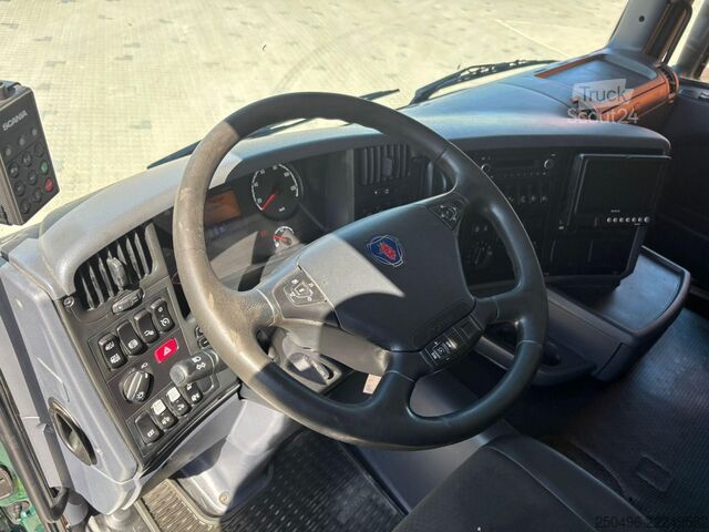 Savivartis su kranu Scania G 480 8x2/4 HMF 2620K YEAR 2018 / BOX L=5414 mm