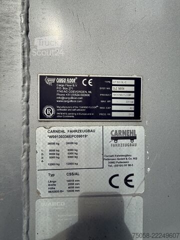 Semiremorcă cu podea mobilă CARNEHL CSS/AL Schubboden - 1. Hand - 36 t
