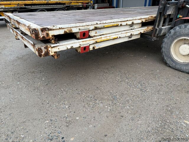 Wissellaadbak open Krone BDF 7,45m Plattform mehrfach 2013