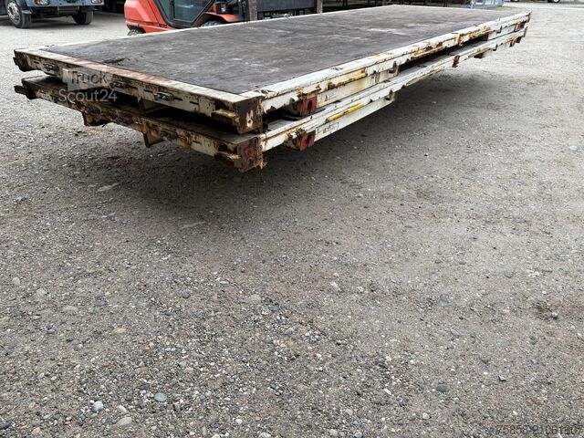 Wissellaadbak open Krone BDF 7,45m Plattform mehrfach 2013