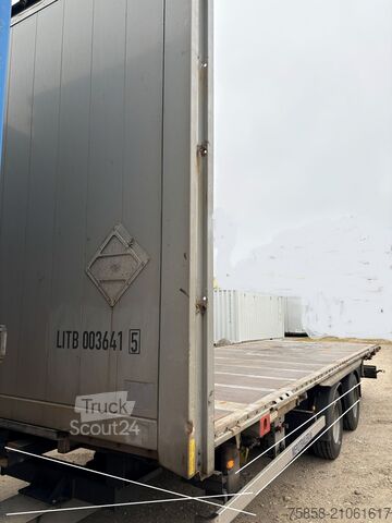 Wissellaadbak platform Krone Jumbo Plattform 7,82 mit Lochleiste