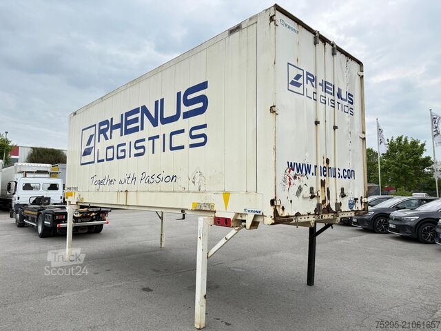 Commercial vehicle Krone 730 ALU BDF Koffer Brücke Container Textilblech