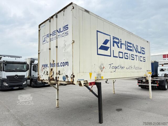 Commercial vehicle Krone 730 ALU BDF Koffer Brücke Container Textilblech