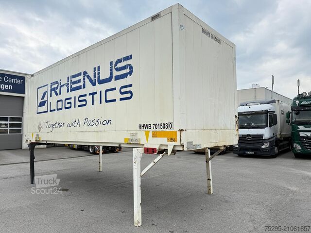 Commercial vehicle Krone 730 ALU BDF Koffer Brücke Container Textilblech