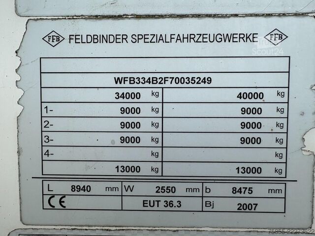 Silo Feldbinder Silo 36M3 / BPW Axles / Discbrakes