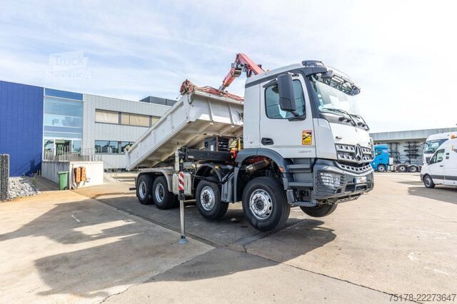 Sklápač so žeriavom MERCEDES ACROCS 3243 BB+BIBENNE+ BAE HYDR+FASSI 16T/m+2EXT
