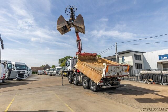 Sklápač so žeriavom MERCEDES ACROCS 3243 BB+BIBENNE+ BAE HYDR+FASSI 16T/m+2EXT