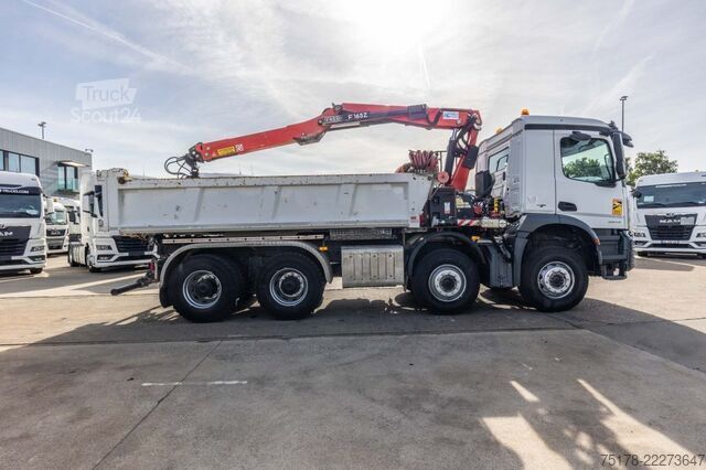 Sklápač so žeriavom MERCEDES ACROCS 3243 BB+BIBENNE+ BAE HYDR+FASSI 16T/m+2EXT