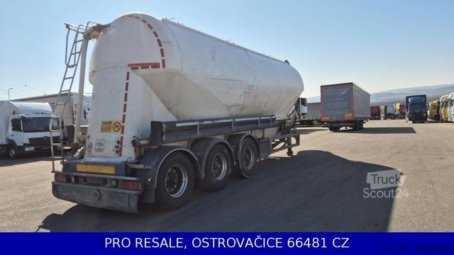 Semirreboque silo FELDBINDER EUT 40.3 SILOCISTERNA - 2 KAMMERN - 40 m3
