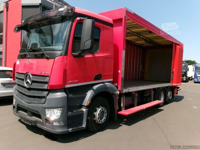 Drikkevare-lastebil MERCEDES-BENZ 2540 Antos*6,9 m Schiebeplane*NLA*LBW*Kamera*TOP