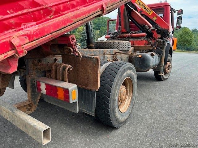 Autocamion basculant tridirecțional MERCEDES-BENZ 1824 AK Palfinger PK 8000