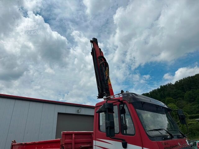 Autocamion basculant tridirecțional MERCEDES-BENZ 1824 AK Palfinger PK 8000