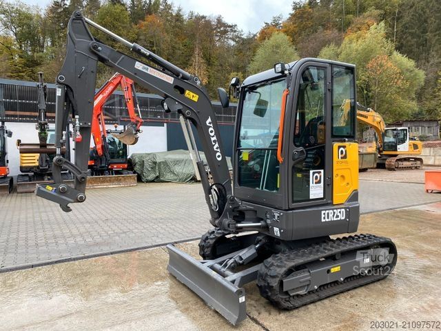 Minibagger VOLVO ECR 25 D *2020*ab 85 EUR / Tag mieten!*