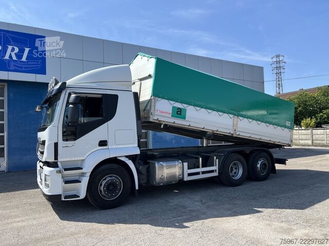 Camion ribaltabile trilaterale Iveco Stralis 460