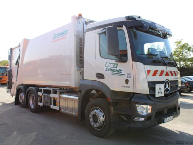 šiukšliavežis Mercedes-Benz Actros 2535 L 6x2 / Faun Variopress V19