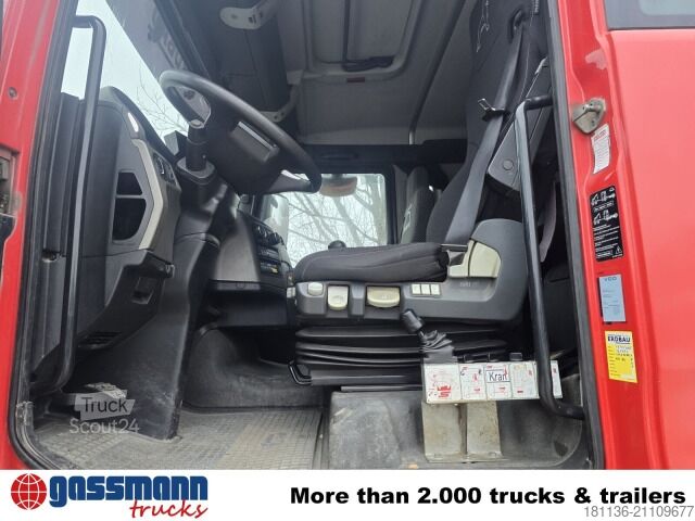 Kipper LKW MAN TGS 26.480 6x4 BB, Kran Hiab 244 E-5 Hiduo, Funk,