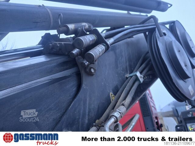 Kipper LKW MAN TGS 26.480 6x4 BB, Kran Hiab 244 E-5 Hiduo, Funk,